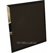 Плитка зеркальная, черный матовый 9005, размер 250*250 фото
