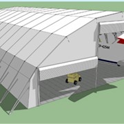 Изготовление каркасно-тентовых конструкций для хранения и периодического ремонта самолетов