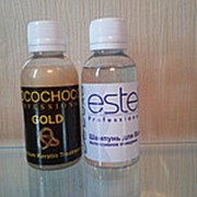 Мини набор Cocochoco Gold 50мл и шампунь 50мл глубокой очистки Estel фото