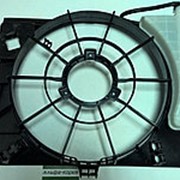 Диффузор радиатора охлаждения в сборе с расш. бачком Solaris / Rio III (2 в оптике б/у)(+1 Zip18)