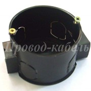 Подрозетник (установочная коробка) модульный d60 черный фото