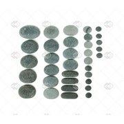Камни для стоунтерапии (базальт) 34 штуки фото