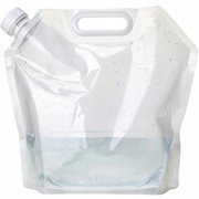 Складная канистра для воды с вакуумным клапаном, 5 л, белый фото