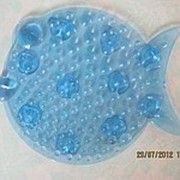 Рыбка ОРТО полуцвет синяя. Мини-коврики в ванную фотография