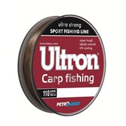 Леска ULTRON Carp Fishing 0,16 мм, 100 м, 3,1 кг, коричн. (уп.5 шт) фото