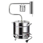 Самогонный аппарат Феникс “Шахтер“ 30л, дистиллятор, Встроенный ТЭН, разборный сухопарник фото