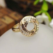 Позолоченное кольцо «Самира» фото