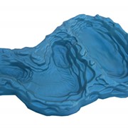 Ручеек средний (83х62см) синий фотография