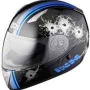 IXS Шлем HX 1000 SHOOT чёрно-синий фото