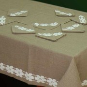 Ткань с вышивкой ( столовое и постельное бельё) фото