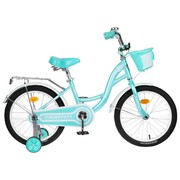 Велосипед 18“ Graffiti Premium Girl, цвет мятный/белый фото