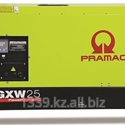 Дизель-генератор Pramac GXW25W в кожухе (двигатель Weichai, мощность (17.53-19.2кВт, 21.92-24.0кВА), АВР(Автоматический ввод резерва), устройство подогрева двигателя фото