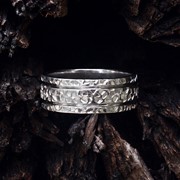 Кольцо Hammered ring ArHr01 фото