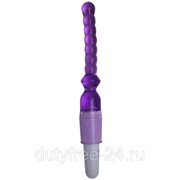 Фиолетовый гелевый анальный вибратор - 25 см. фотография