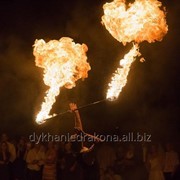 Фаер шоу в Черкассах , огненное шоу от шоу-проекта “Дыхание Дракона“ ! фото