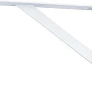 Кронштейн усиленный металлический 300х200х30х4 мм, белый Сибритех фотография