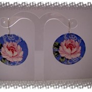 Сережки круглые фото