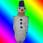 Снеговик. Детские новогодние карнавальные костюмчики из плюша