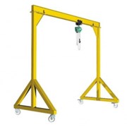 Легкий стальной козловой кран с ручным приводом ККСО-5.0-3000-3000 фото