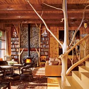 Дизайн интерьера деревянного дома, архитектурное проектирование фото