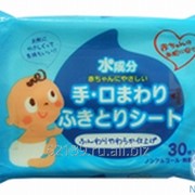 Влажные салфетки для ухода за нежной кожей тела малышей Showa Siko Easy care с экстрактом алоэ вера 3х80шт 140мм х 200мм 4957434002741