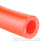 Термостойкий пищевой ПВХ-шланг диаметром 8 мм (красный) фото