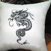 Подушка “дракон“ фото