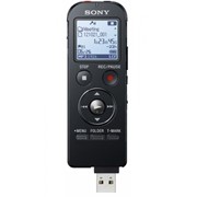 Плеер MP3-MP10 Sony Dictophone ICD-UX534F 8GB MicroSD Record FM MP3 PC Black фотография