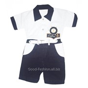 Детский комплект "Морячок" рубашка+шорты р. 86-98 2593