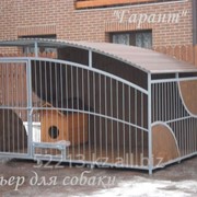 Вольер для большой собаки с утепленной будкой (разборный) фотография