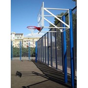 Стойка баскетбольная стационарная уличная фотография