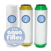 Комплект фильтров Aquafilter № 4 для умягчения воды фотография