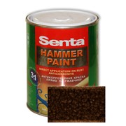 Молотковая краска Senta Hammer 0,75 л. шоколад (Турция)