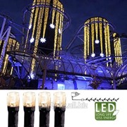 Гирлянда теплобелая 4,0м 40диодов фото