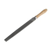 Напильник TUNDRA, плоский, сталь У10, деревянная рукоятка, 2, 200 мм