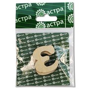 Деревянная заготовка Астра L-238 буквы 3*2,7см. фото