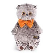 Басик с рыжим бархатным бантом 25 см Ks25-031 фото