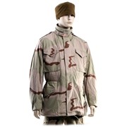 Оригинальная армейская куртка США М-65 дезерт камуфляж фотография