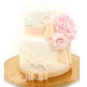 Свадебный торт Нежный №252 фотография