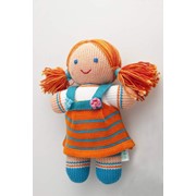 Кукла, Вязаная экологичная игрушка Девочка фото