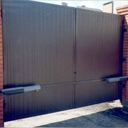 Автоматические гаражные ворота в Астане фото