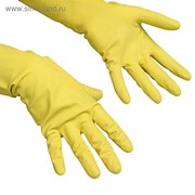 Перчатки Vileda Контракт для профессиональной уборки, размер XL, цвет жёлтый фотография