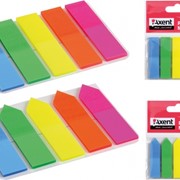 Закладки пластиковые прямоугольные неонового цвета 2440-01-А фотография