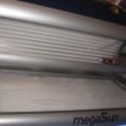Горизонтальный профессиональный турбо солярий бу MegaSun 4000. фото