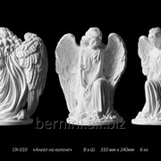 Скульптура “Ангел на колене“ (средний) фото