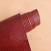 Натуральная кожа для обуви и кожгалантереи рыжего цвета арт. СК 2080 фото
