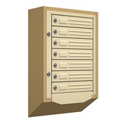 Антивандальный почтовый ящик Кварц-7, бежевый фото