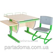 Набор школьной мебели Дэми СУТ.14-02 клен/зеленый со стулом
