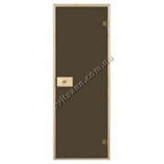 Двери для сауны стандартные, цвет бронза размер 64х177 фото