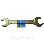 Ключ рожковый, 14 х 17 мм, желтый цинк// СИБРТЕХ